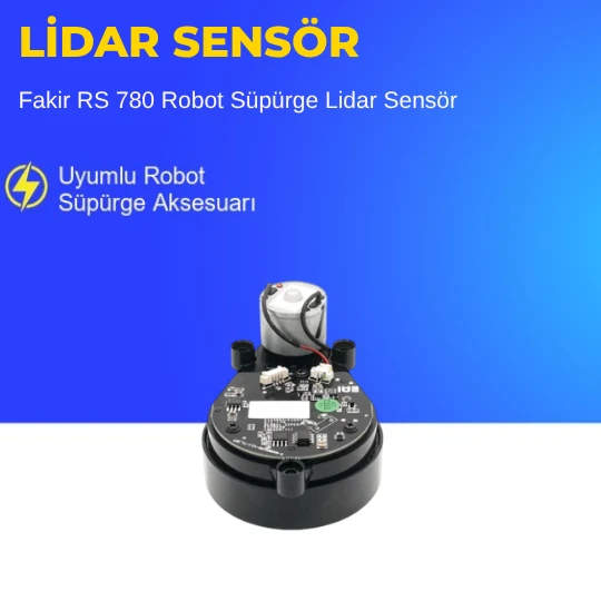 Fakir RS 780 Robot Süpürge Lidar Sensör - Resim 3