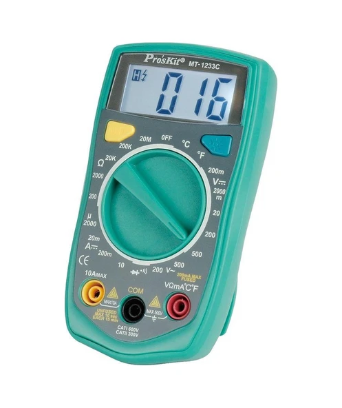Proskit MT - 1233C Dijital Multimetre Ölçü Aleti ürün görseli 1