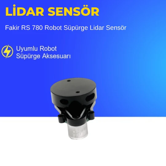 Fakir RS 780 Robot Süpürge Lidar Sensör - Resim 2