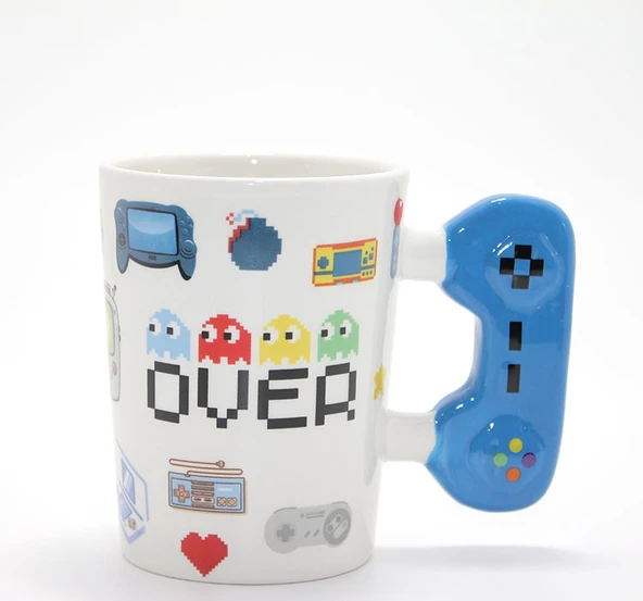 Porselen Game Over Kupa Bardak ürün görseli 1