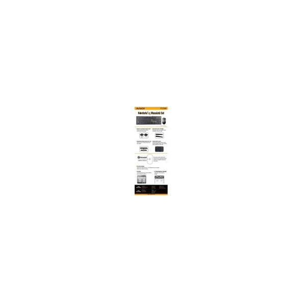 A4 TECH KR-9276 Q USB STANDART KLAVYE+OPTİK MOUSE - Resim 4
