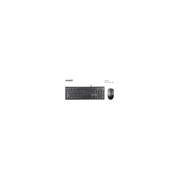 A4 TECH KR-9276 Q USB STANDART KLAVYE+OPTİK MOUSE - Resim 2