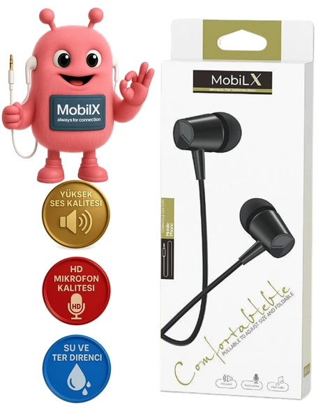 ME-03 Beyaz Kablolu Kulak İçi Kulaklık – Aux Girişli, Extra Bass, Tüm Telefon ve Cihazlarla Uyumlu ürün görseli 1