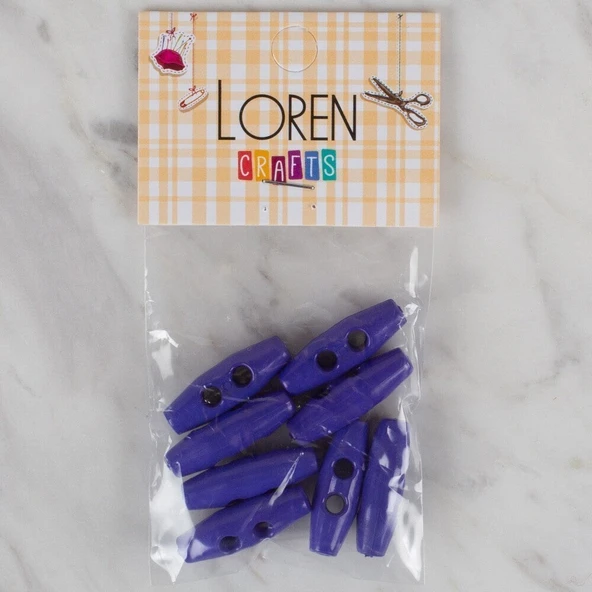 Loren Crafts saks mavi 8 li çoban düğme - 105 ürün görseli 1