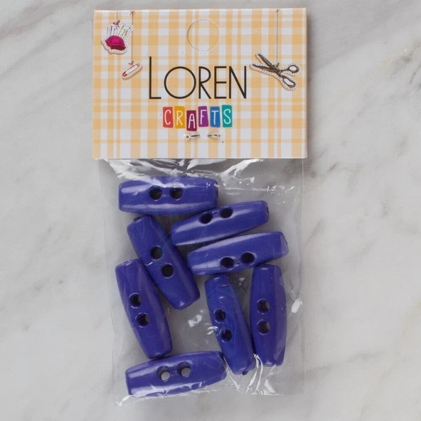 Loren Crafts saks mavi8 li çoban düğmesi - 57 ürün görseli 1