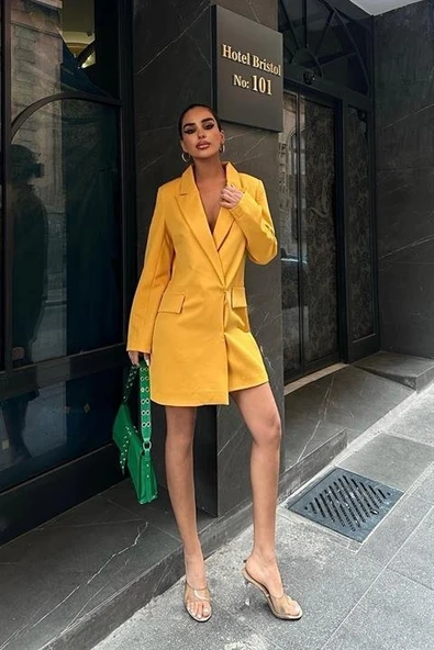 Georgina Blazer Elbise 2200-06 ürün görseli 1