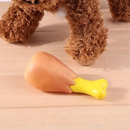 Buffer Köpekler İçin Oyuncak Tavuk Budu - Resim 2