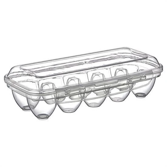 BUFFER® 10 Bölmeli Kilitli Kapaklı Yumurtalık Saklama Kutusu YU110 ürün görseli 1