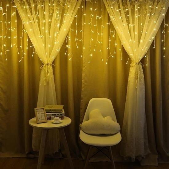 BUFFER® 8 Fonksiyonlu 16 Saçaklı Perde Led 3 x 1 (Günışığı) ürün görseli 1
