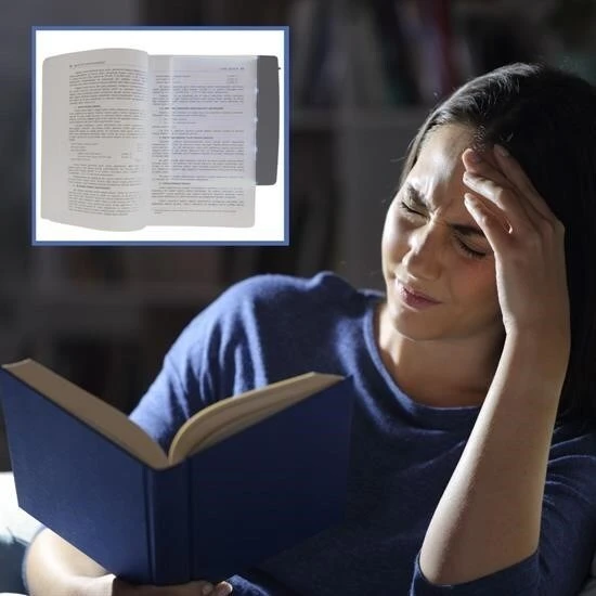 BUFFER® Kitap Arası Okuma Işığı Led Panel Kitap Okuma Lambası - Resim 4