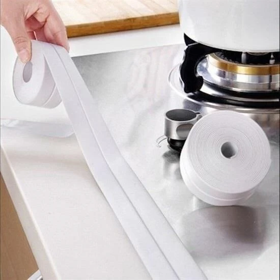 BUFFER® Su Sızdırmaz  Banyo Mutfak Lavabo Küvet İzolasyon Şerit Bant ürün görseli 1