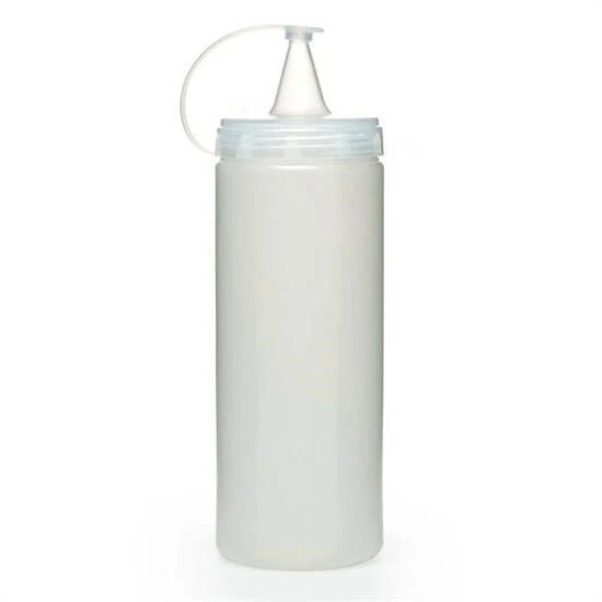BUFFER® Şeffaf Kapaklı Sızdırmaz Yağlık Sosluk Şişesi Plastik Yağdanlık 400 ml AP-9028 ürün görseli 1
