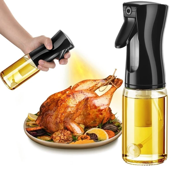 BUFFER® Çok Amaçlı Cam Şişe Püskürtmeli Dağıtıcı Yağdanlık Limonluk Sirke Sosluk Spreyi ürün görseli 1