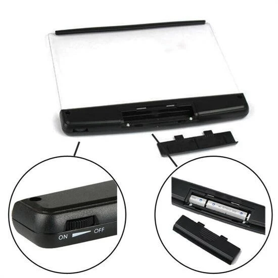 BUFFER® Kitap Arası Okuma Işığı Led Panel Kitap Okuma Lambası - Resim 8