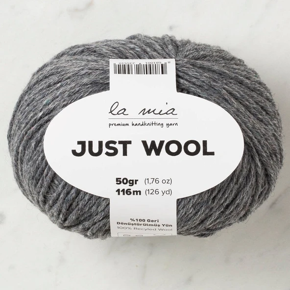 La Mia Just Wool Koyu Gri El Örgü İpi - LT003 - 33841 ürün görseli 1