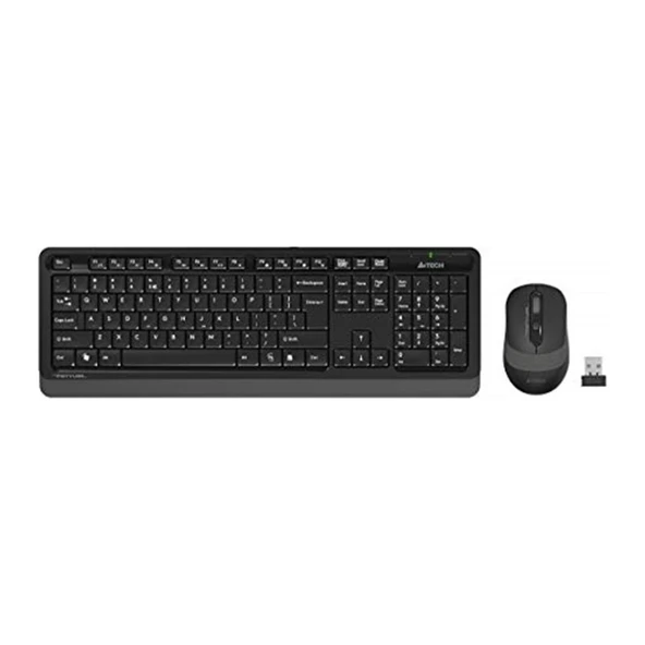 A4 TECH FG1010 Q 2.4 GHZ USB GRİ KLAVYE+MOUSE KABLOSUZ SET ürün görseli 1