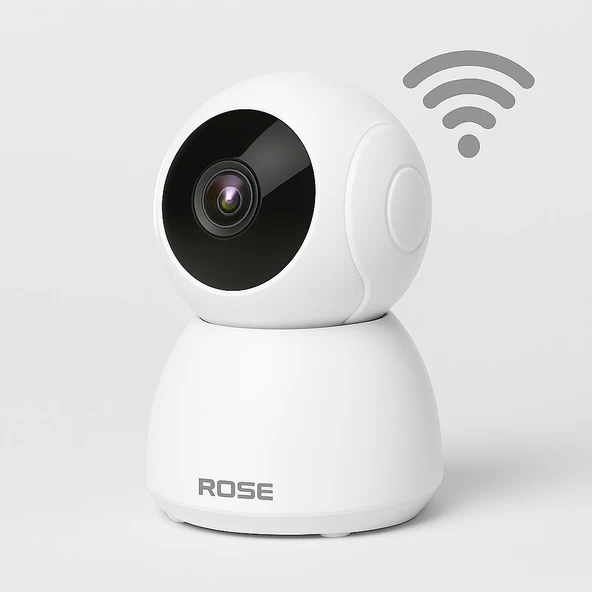 ROSE AHD-20600 Wi-Fi Kamera HD Görüntü Gece Görüş Hareket Algılama Sesli Takip ürün görseli 1