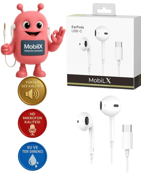 iPhone 15/16 Type-C Kablolu Kulaklık – Orijinal Ses, Mikrofonlu, Tak-Çalıştır ürün görseli 1
