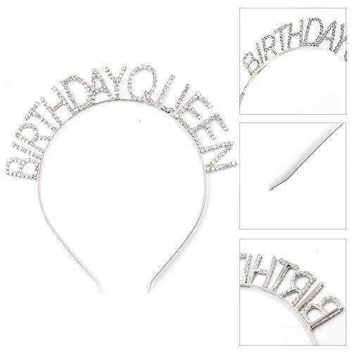 Birthday Queen Yazılı Kraliçe Taç - Resim 3