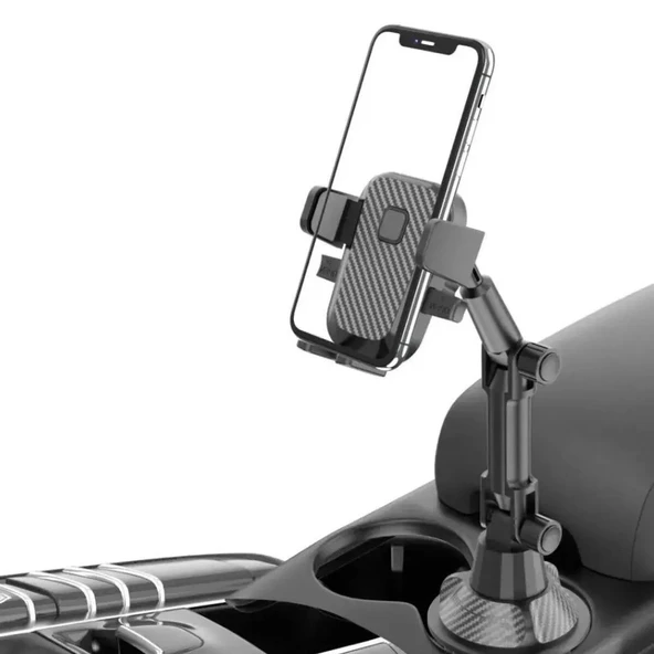 BUFFER® Teleskopik Araç Bardak Yerine Giren Telefon Tutucu ürün görseli 1