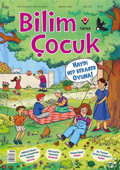 Bilim Çocuk Dergi Ağustos 2025 (7-12 yaş) ürün görseli 1