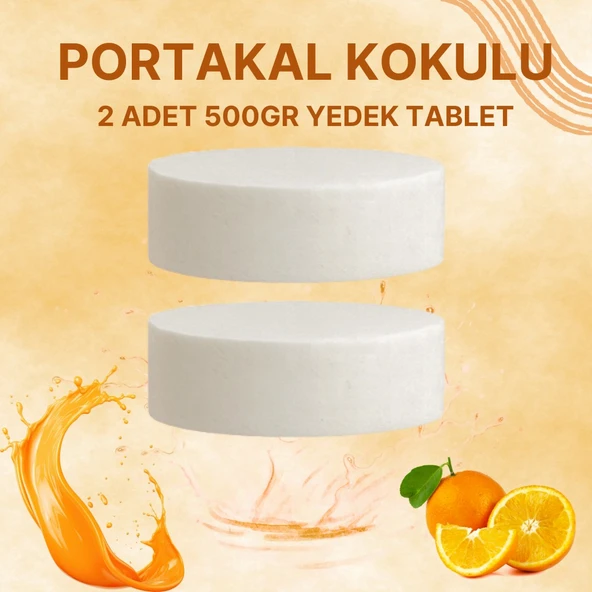2x500 Gram - Portakal Kokulu, Nem Alıcı Rutubet Ve Küf Önleyici Yedek Tablet ürün görseli 1