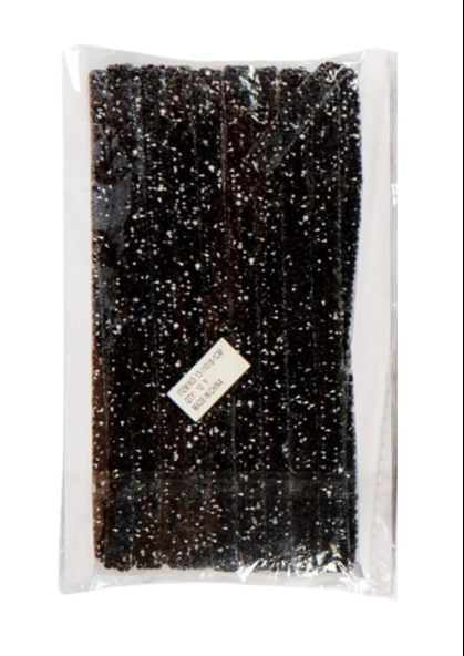 Silikon Yapışkanlı Taş Siyah 1 Metre 2 cm 5 Metre ürün görseli 1