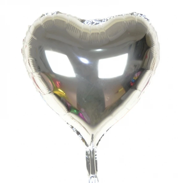 Gümüş Rengi Uçan Folyo Balon 80 Cm. ürün görseli 1