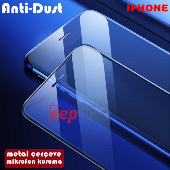 İPhone 8 Plus Anti-Dust Metal Çerçeve Mikrofon Kor. Ekran Koryc ürün görseli 1