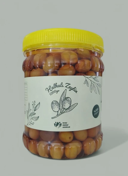HATAY HALHALI YEŞİL ZEYTİN 1 KG ürün görseli 1