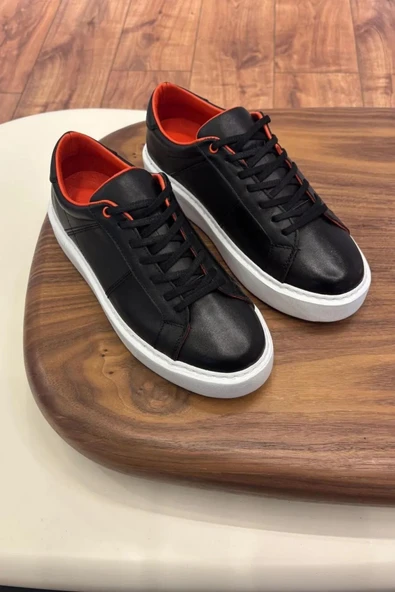 PARİS HAKİKİ DERİ ERKEK SNEAKERS - ERKEK SPOR AYAKKABI ürün görseli 1