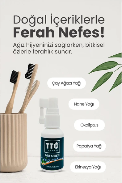 Tto Ağız (ORAL) Sprey 25 ml - Resim 3