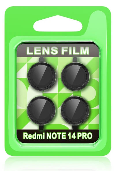 Zipax Xiaomi Redmi Note 14 Pro 5G Kamera Lens Koruyucu Cam Metal  Azn-Raze ürün görseli 1