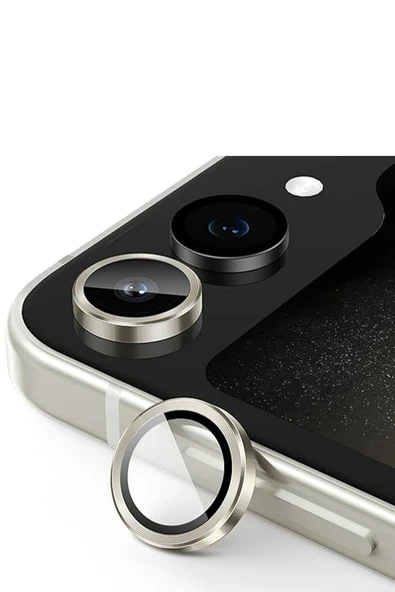 Zipax Samsung Galaxy Z Flip 5 Kamera Lens Koruyucu Cam Metal  Azn-Valdez ürün görseli 1