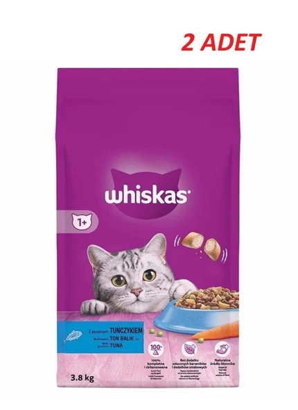 Whiskas Ton Balıklı Kuru Kedi Maması 3.8 Kg*2 Adet ürün görseli 1