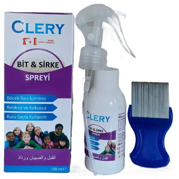 Bit ve Sirke Spreyi, Renksiz, Kokusuz, Kuru saçta kullanım, 100ml ürün görseli 1