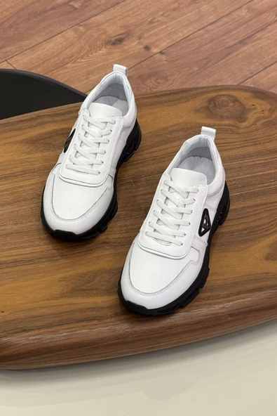 2027 HAKİKİ DERİ ERKEK SNEAKERS - ERKEK SPOR AYAKKABI ürün görseli 1