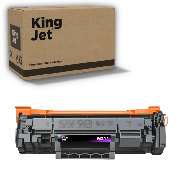 Kingjet Hp Uyumlu LaserJet M211 Standart Kapasiteli Muadil Toner Çipli | (136A) W1360A ürün görseli 1