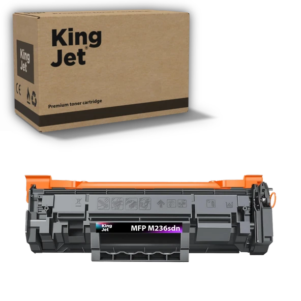 Kingjet Hp Uyumlu LaserJet MFP M236sdn Standart Kapasiteli Muadil Toner Çipli | (136A) W1360A ürün görseli 1