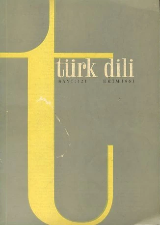 Türk Dili 121 Temmuz 1961 ürün görseli 1
