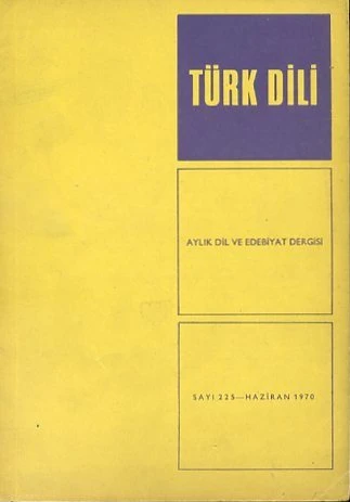 Türk Dili 225 Haziran 1970 ürün görseli 1