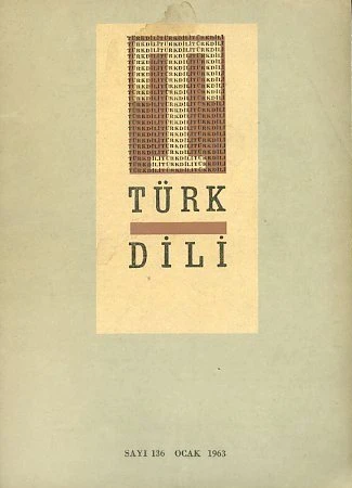 Türk Dili 136 Ocak 1963 ürün görseli 1
