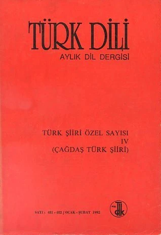 Türk Dili Türk Şiiri Özel Sayısı 4 Çağdaş ürün görseli 1