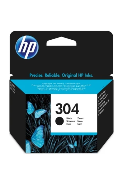 HP N9K06AE SİYAH MÜREKKEP KARTUŞ (304) ürün görseli 1