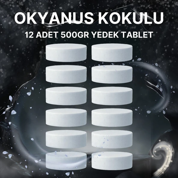 6 Adet 2x500GR - OKYANUS - Nem Alıcı Rutubet Giderici Yedek Tablet ürün görseli 1