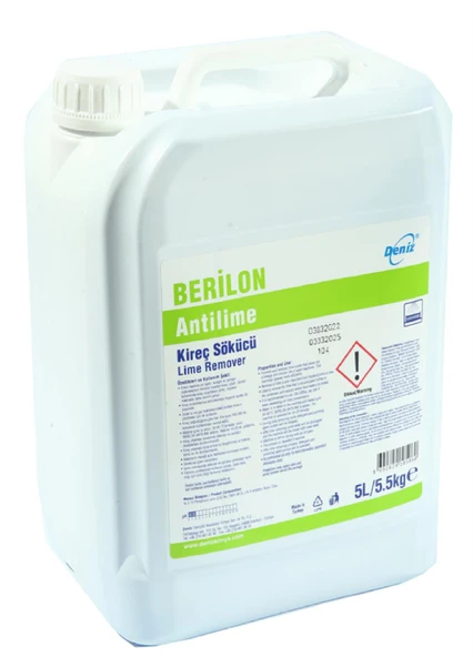 Deniz Berilon Anti Lime Kireç Sökücü - Çamaşır Bulaşık Makinesi Kireç Çözücü - 5 Kg. Bidon ürün görseli 1
