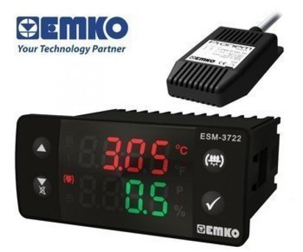 Emko 3722 Isı Nem Motor Çevirme Cihazı (Ssr Çıkışlı) ürün görseli 1