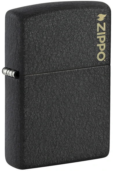 Zippo Logo Brack Crackle Dizayn Çakmak ürün görseli 1