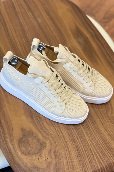 4225 HAKİKİ DERİ ERKEK SNEAKERS - ERKEK SPOR AYAKKABI ürün görseli 1