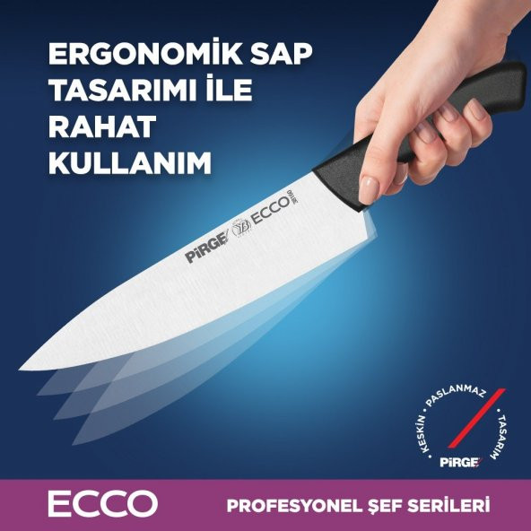 Pirge Ecco Çantalı 5li Bıçak Seti - Resim 4